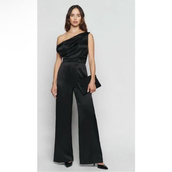 Reformation Annika Silk Jumpsuit size 6 NWT $328 - Picture 2 of 8